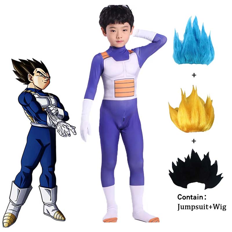 Dragon Ball Saiyan Armor - Anime Children's Vegeta Role-playing Costumes Paired