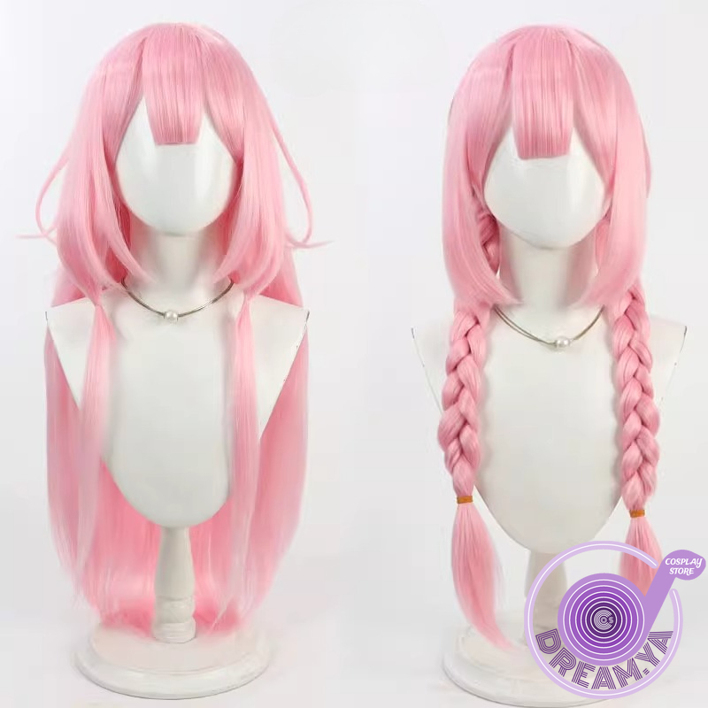 Cosplay Anime Pink Hair - Suou Sango Cosplay Wig Vtuber Pink