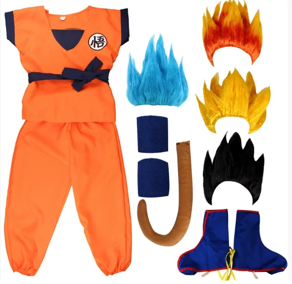 Kids Cosplay Anime - Halloween Adult Kids Suits Son Goku