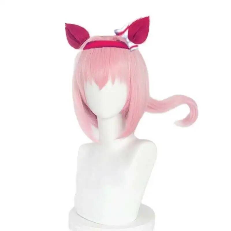 Cosplay Anime Pink Hair - Uma Musume Haru Urara Cosplay Wig
