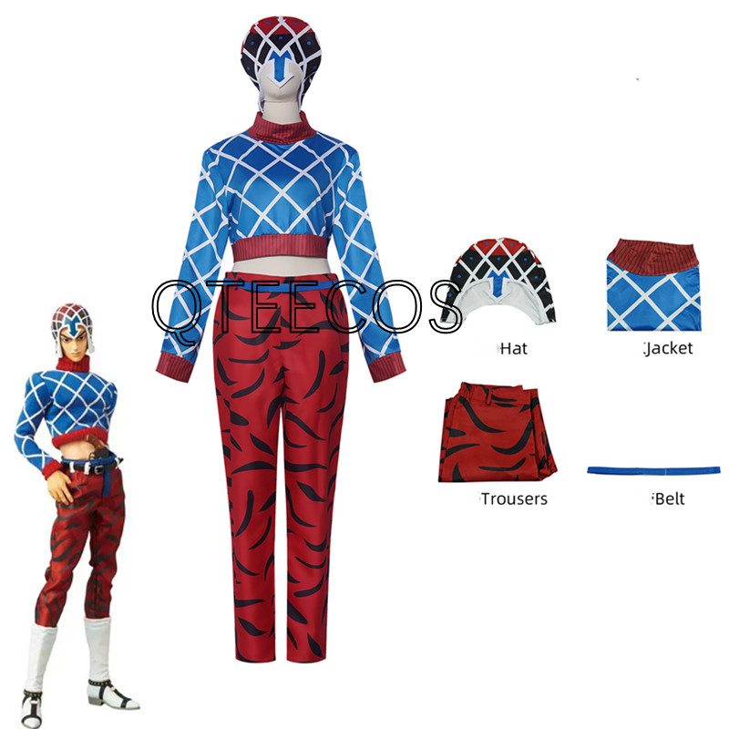 Jojo Guīdo Mista Cosplay Bizar - đánh giá và giá Jojo Bizarre Hat