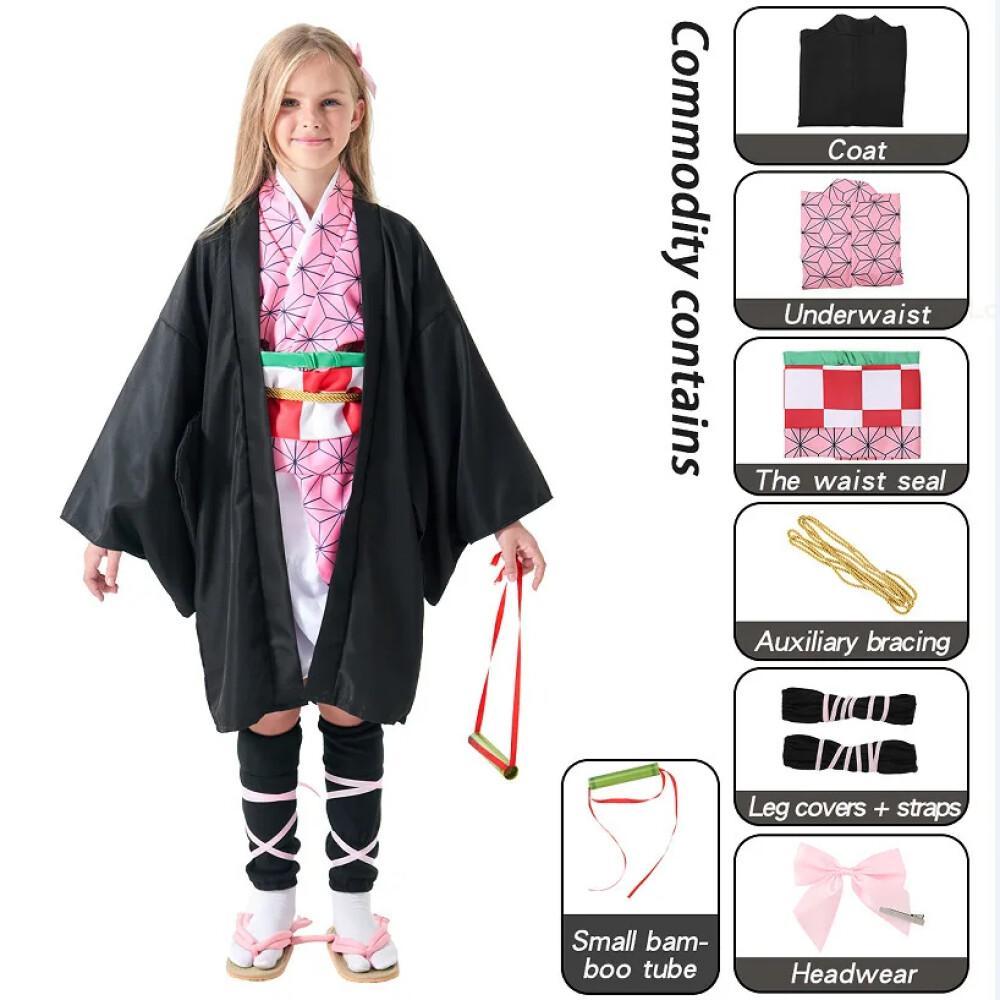 Anime Demon Slayer Kimetsu No  - đánh giá và giá Kids Cosplay Anime