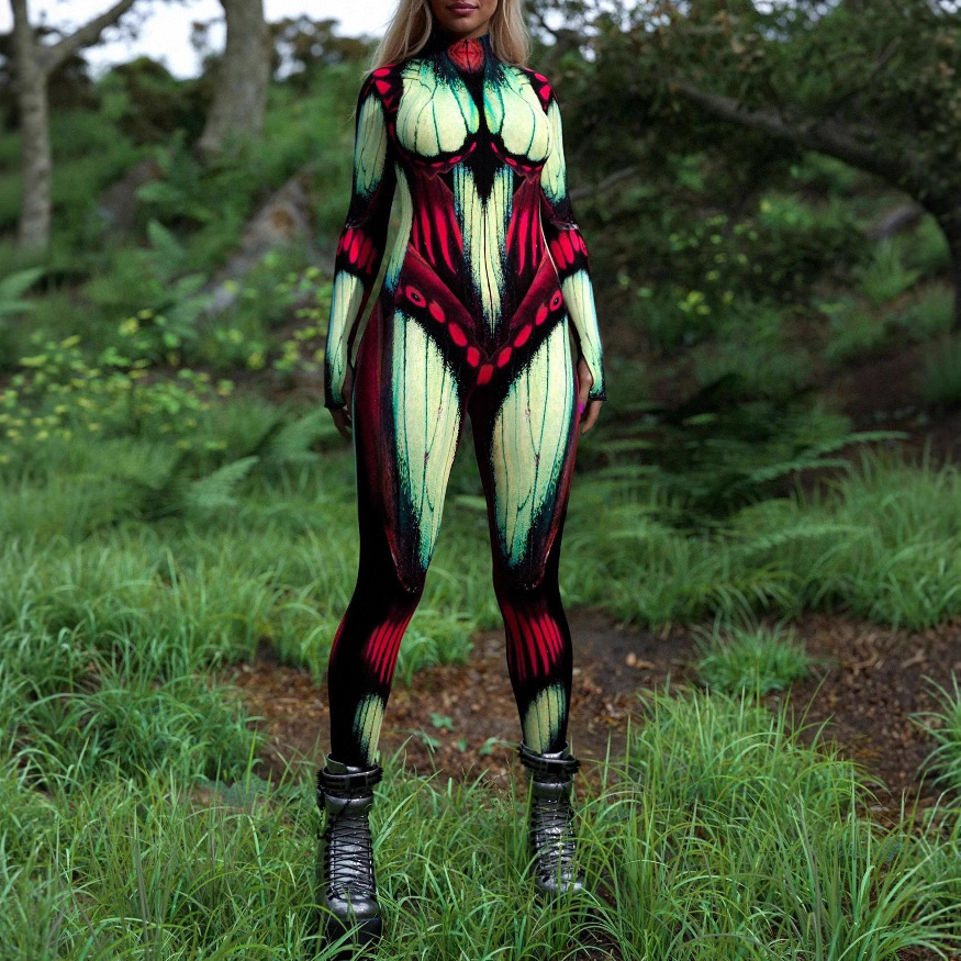 Women 3D Digital Printing Hall - đánh giá và giá Anime Cosplay Bodysuit