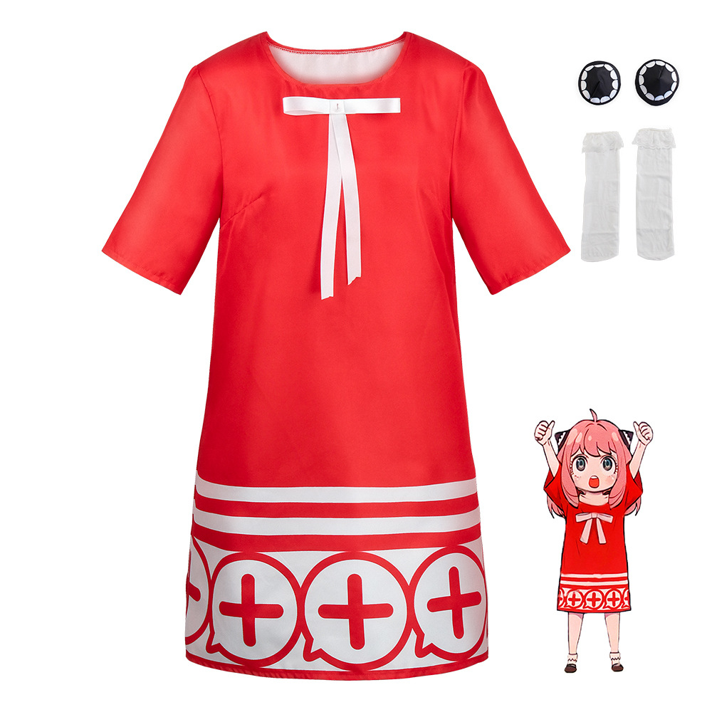 Anime SPY X FAMILY Anya Forger - đánh giá và giá Cosplay Anime Pink Hair