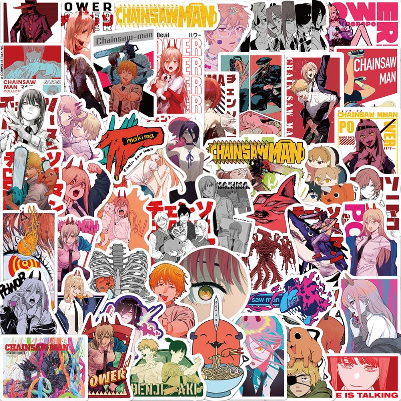 50pcs Anime Chainsaw Man Stick - đánh giá và giá Chainsaw Man Cosplay