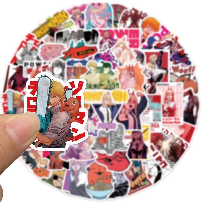 50pcs Anime Chainsaw Man Stick - đánh giá và giá Chainsaw Man Cosplay