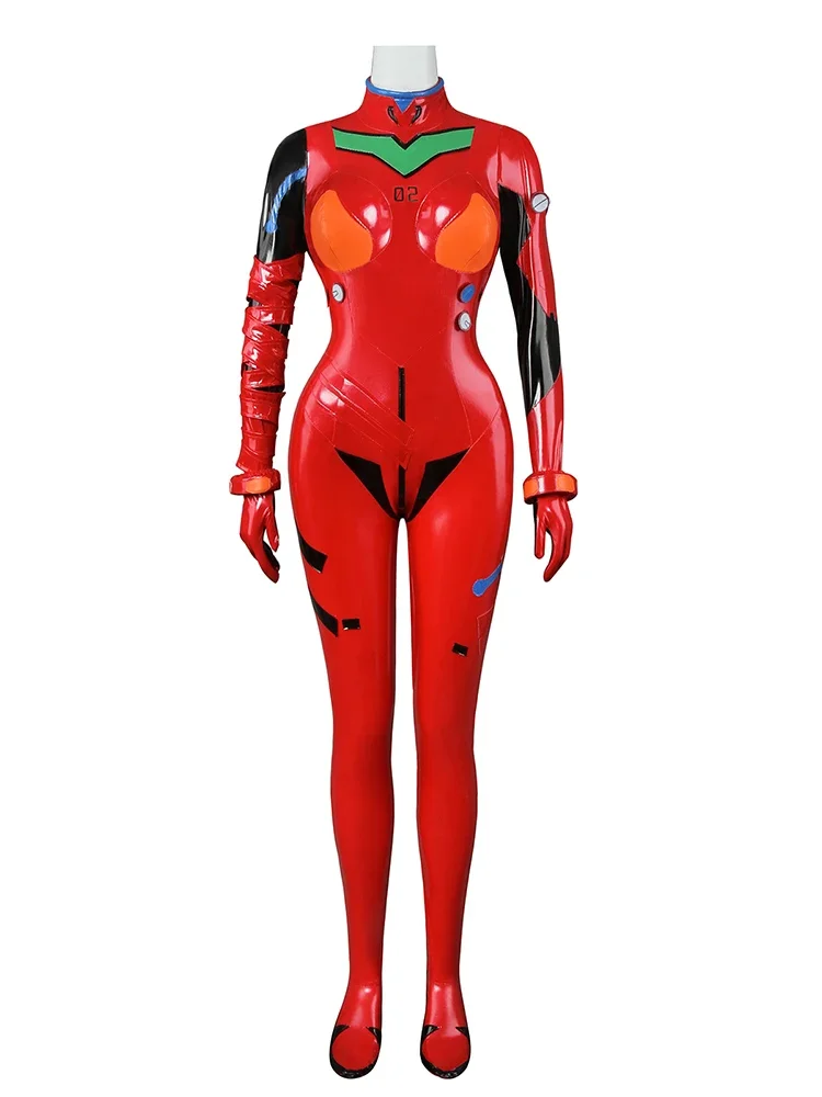 New Eva Shikinami Asuka Langle - đánh giá và giá Anime Cosplay Bodysuit