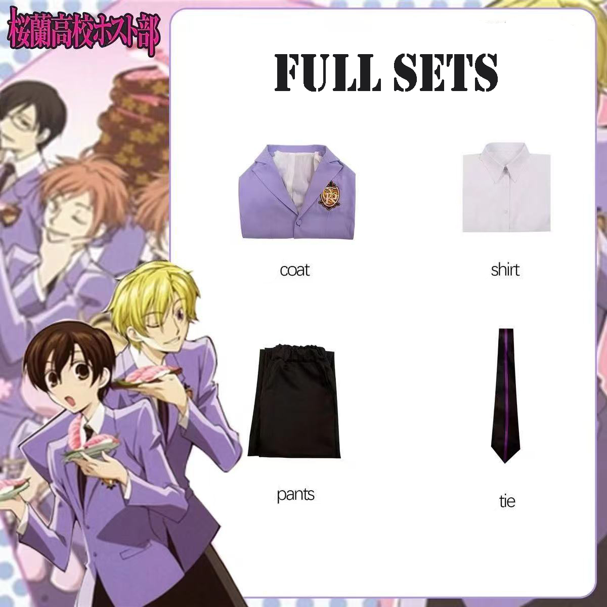Anime Ouran High School Host C - đánh giá và giá Cosplay Duo Anime