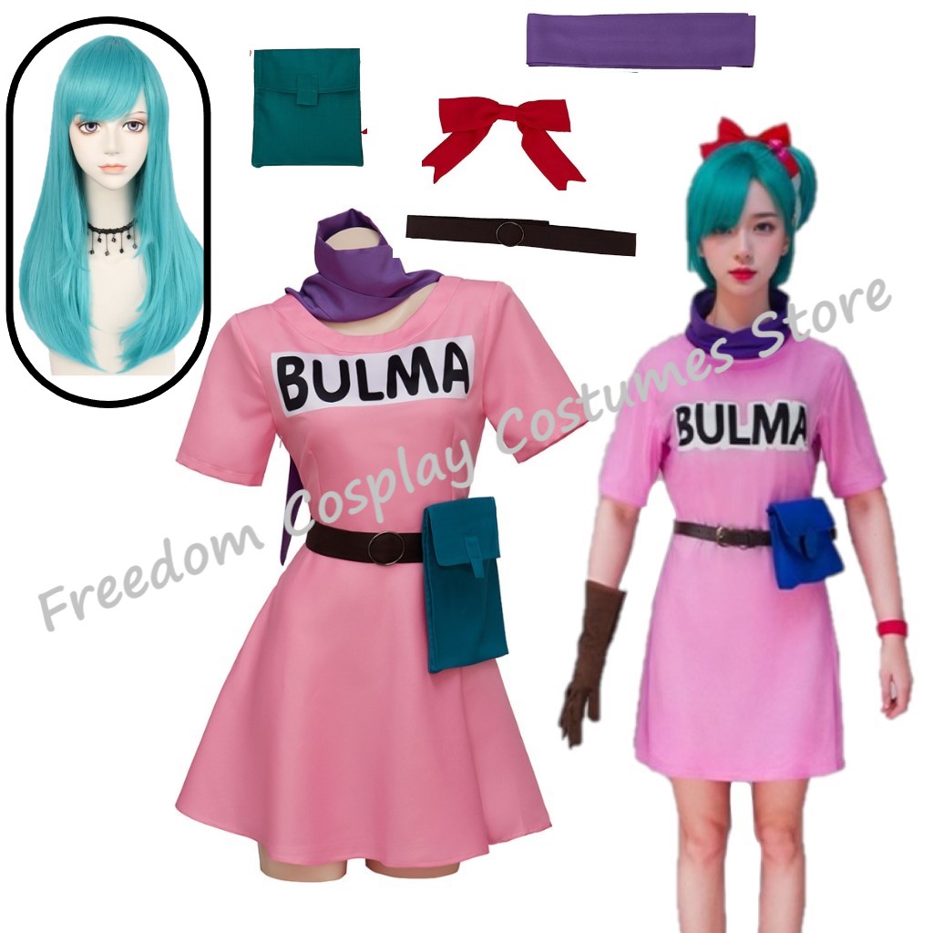 Anime Bulma Cosplay Costume Pi - đánh giá và giá Dragon Ball Saiyan Armor